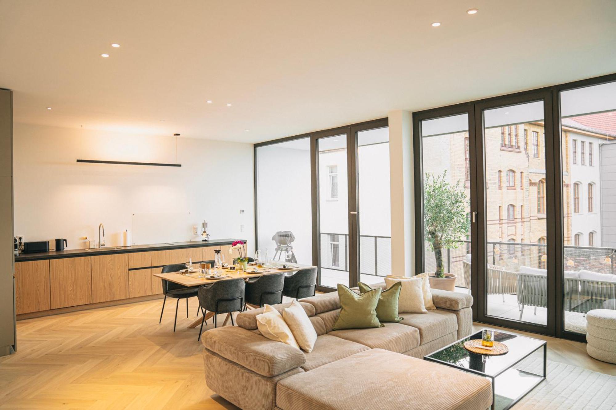 Rr - Penthouse - Luxe 105 Qm - Central - Wifi Magdeburg Exterior photo